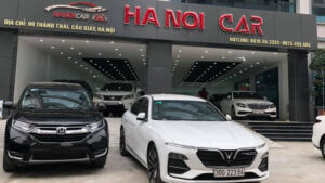 Thi công thảm trải sàn tại Showroom Hà Nội Car 99 Thành Thái