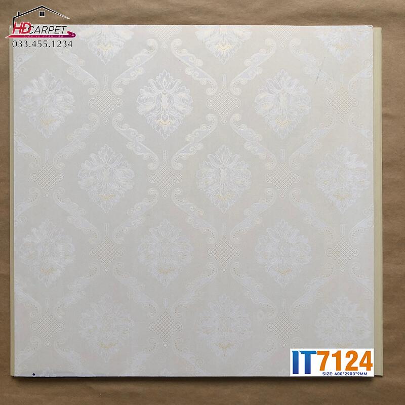tam-op-phang-9mm-IT7124 Tấm nhựa phẳng ốp tường IBT Wall 9mm